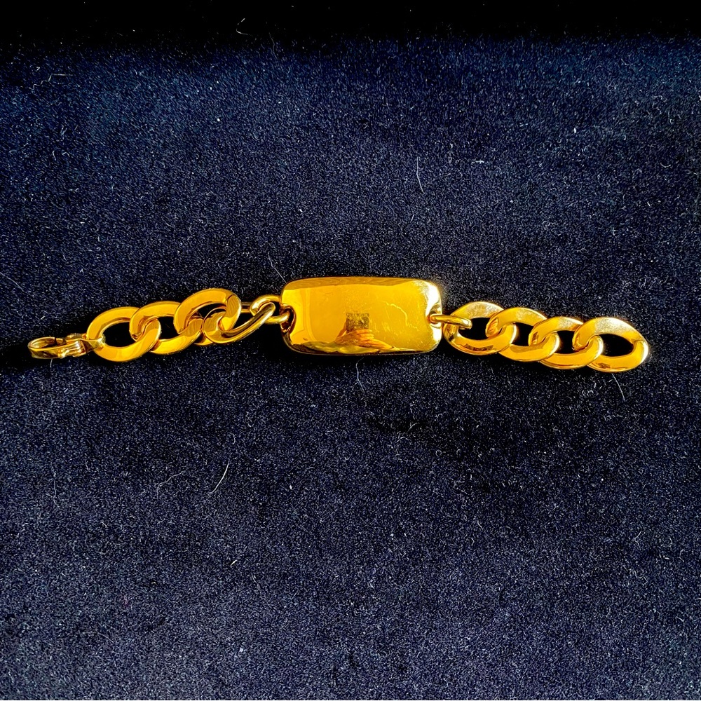 18K Yellow Gold ID Bracelet
